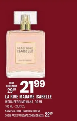 Woda perfumowana La Rive Madame Isabelle promocja w Drogerie Natura