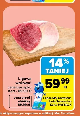 Ligawa wołowa promocja w Carrefour