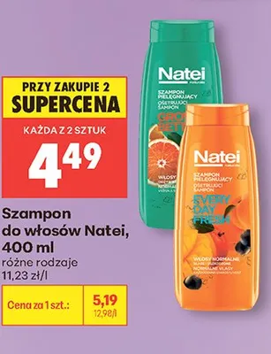 Szampon do włosów Natei Every Day Fresh promocja w Biedronka