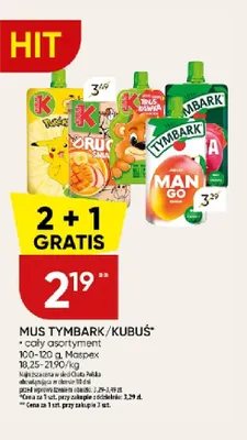 Mus Kubuś Drugie Śniadanie promocja w Chata Polska