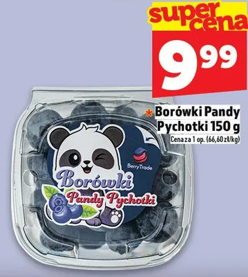 Borówki Pandy Pychotki promocja w TOPAZ