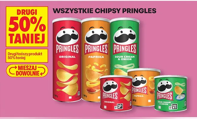 Chipsy Original Pringles promocja w Biedronka