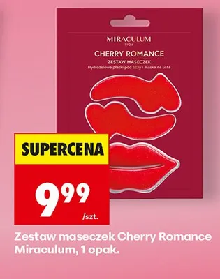 Zestaw maseczek Cherry Romance Miraculum promocja w Biedronka