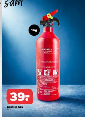 Gaśnica ABC promocja w Netto