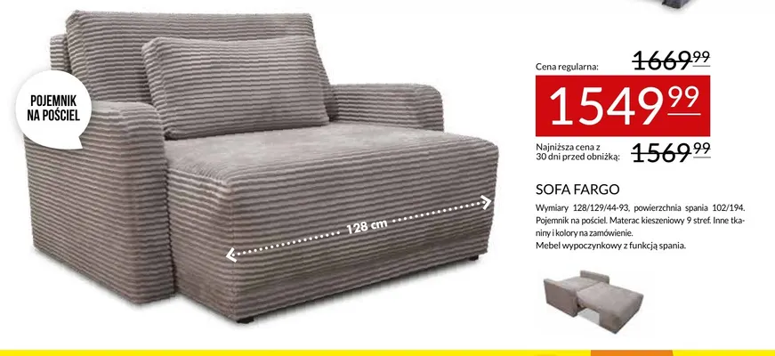 Sofa Fargo promocja w Abra Meble