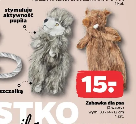 Zabawka dla psa promocja w Netto