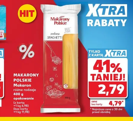 Makaron spaghetti czarny De luca promocja w Kaufland
