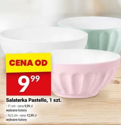 Salaterka Pastello 16,5cm wybrane kolory promocja w Twój Market