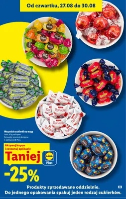 Cukierki Tiki Taki Wawel promocja w Lidl