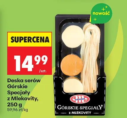 Deska serów Górskie Specjały promocja w Biedronka