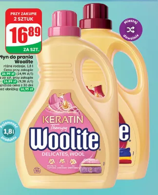 Płyn do prania Woolite promocja w Dino