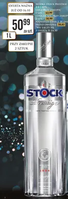 Wódka Stock Prestige promocja w Dino