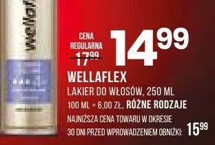 Wellaflex lakier do włosów promocja w Drogerie Natura