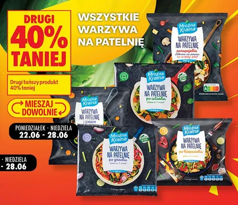 Warzywa na patelnię Mroźna Kraina promocja w Biedronka