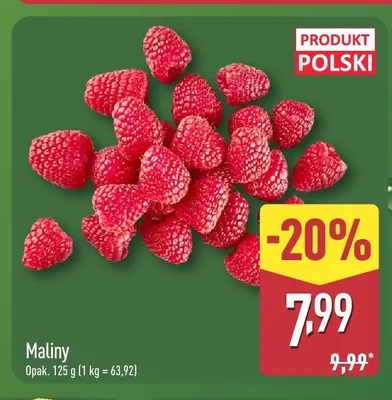Maliny promocja w Aldi