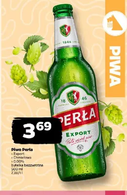 Piwo bezalkoholowe Perła 0,00% promocja w Netto