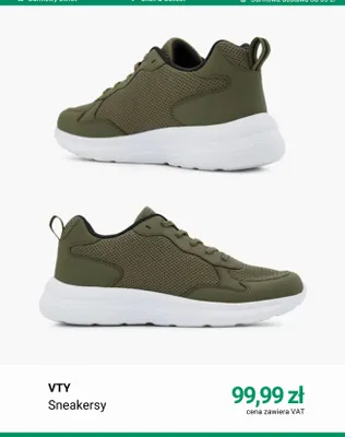 Sneakersy VTY promocja w Deichmann
