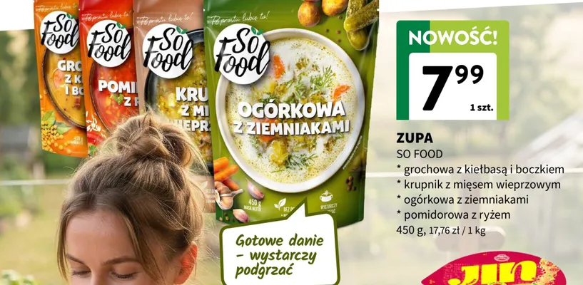 Zupa So Food ogórkowa z ziemniakami promocja w Intermarche