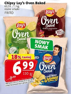 Chipsy Lay's Oven Baked różne smaki promocja w Prim Market