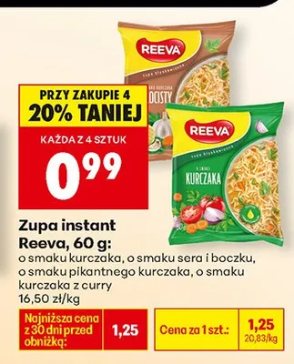 Zupa instant o smaku kurczaka promocja w Biedronka