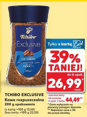 Kawa rozpuszczalna Exclusive promocja w Kaufland