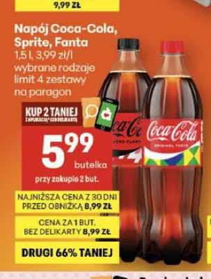 Napój promocja w Delikatesy Centrum