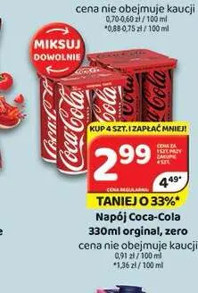 Napój gazowany Coca-Cola Original promocja w Delfin