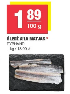 Śledź a'la matjas promocja w SPAR