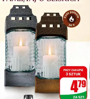 Znicz szklany katedra mini promocja w Dino