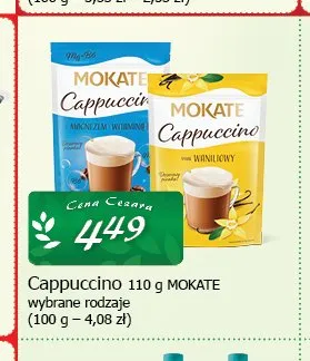 Kawa Cappuccino z magnezem Mokate promocja w CEZAR Delikatesy