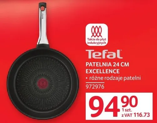 Patelnia 24 cm Excellence różne rodzaje patelni promocja w Selgros