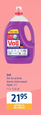 Żel do prania tkanin kolorowych Voll promocja w Drogerie DM