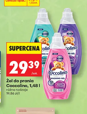 Żel do prania Coccolino promocja w Biedronka