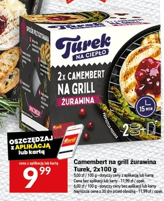 Camembert na grill żurawina Turek promocja w Twój Market