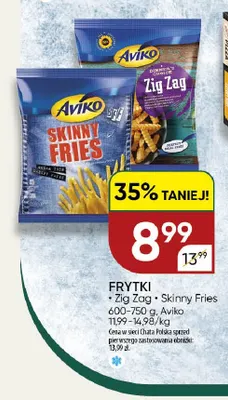 Frytki Skinny Fries Aviko promocja w Chata Polska