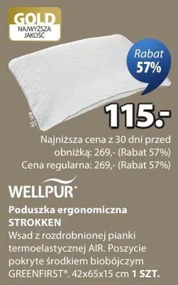 Poduszka ergonomiczna STROKKEN promocja w Jysk