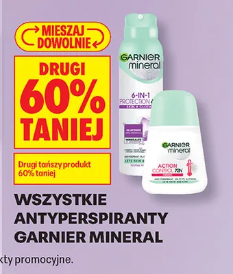 Antyperspirant roll-on Garnier Mineral Action Control 72h promocja w Biedronka