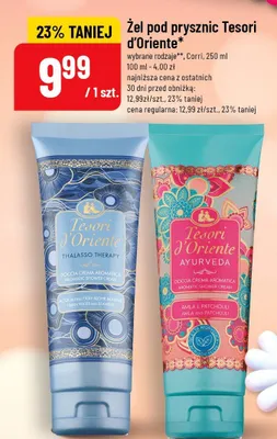 Żel pod prysznic wybrane rodzaje Tesori D'Oriente promocja w POLOmarket