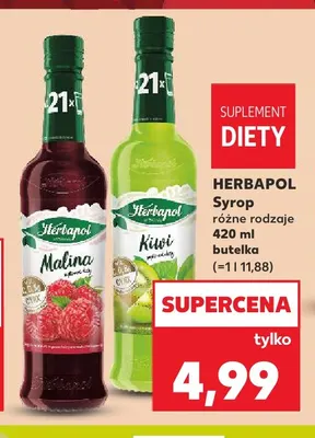 Syrop Herbapol Malina promocja w Kaufland