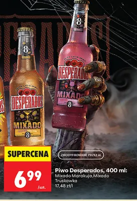 Piwo Desperados Mixado Truskawka promocja w Biedronka