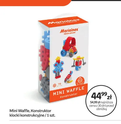 Klocki konstrukcyjne Marioinex Mini Waffle Konstruktor promocja w Empik