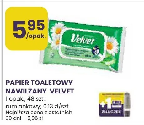 Papier toaletowy nawilżany dla dzieci niebieski promocja w Stokrotka