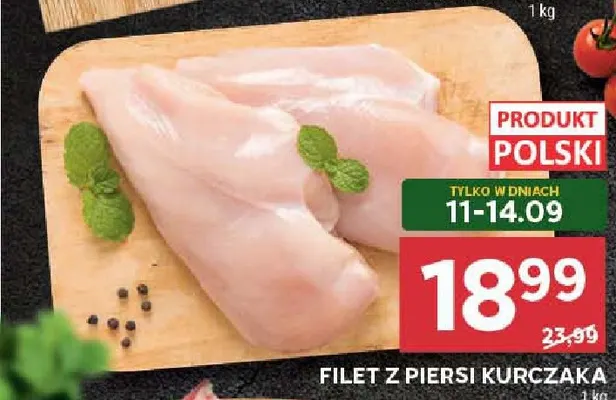 Filet z piersi kurczaka promocja w Stokrotka