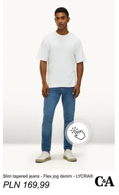 Jeansy Slim tapered Flex jog denim LYCRA® C & A promocja w C&A