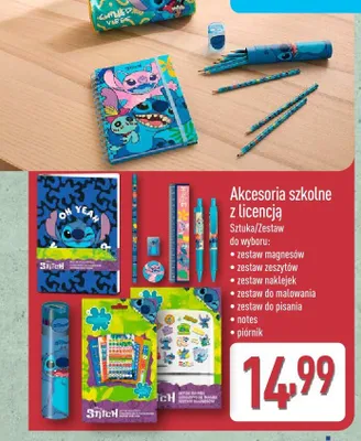 Akcesoria szkolne z licencją notes promocja w Aldi