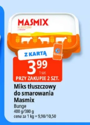Miks tłuszczowy do smarowania Masmix promocja w Leclerc