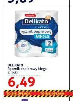 Ręcznik papierowy Delikato Mega promocja w Blue Stop