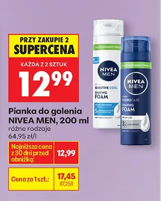 Pianka do golenia promocja w Biedronka