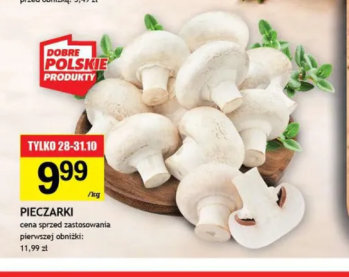 Pieczarki promocja w Gram Market