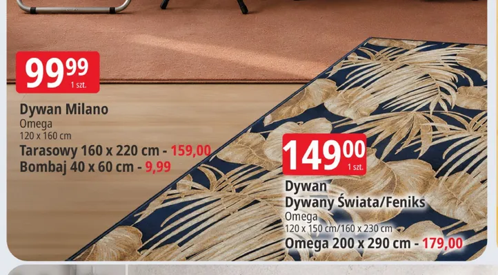 Dywan Omega promocja w Leclerc